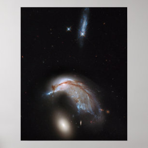 Poster Colliding Galaxies