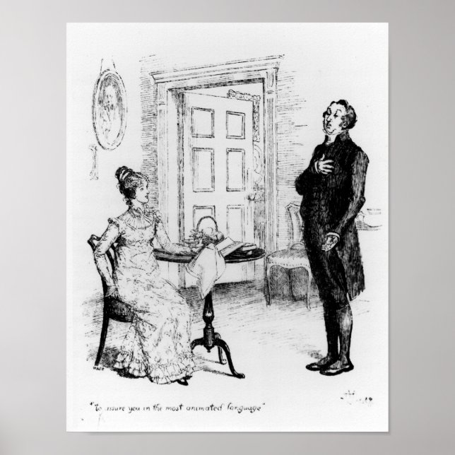 Póster Collins e Elizabeth (Frente)