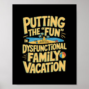 Poster Colocando a Diversão na Vacação Disfuncional 1