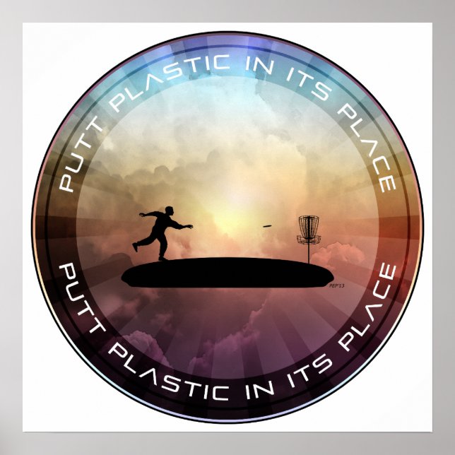 Poster Colocar Plástico No Seu Lugar (Frente)