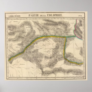 Póster Colômbia, Ámérica do Sul 6