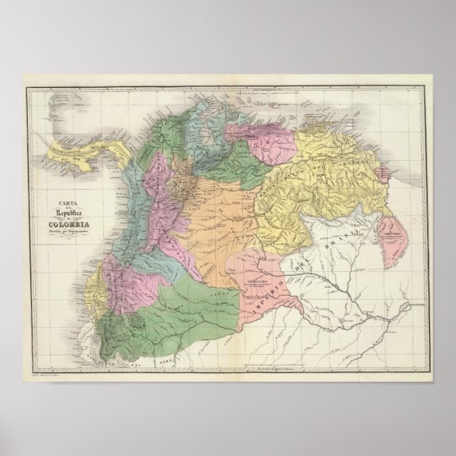 Poster Colômbia e Venezuela 2 (Frente)