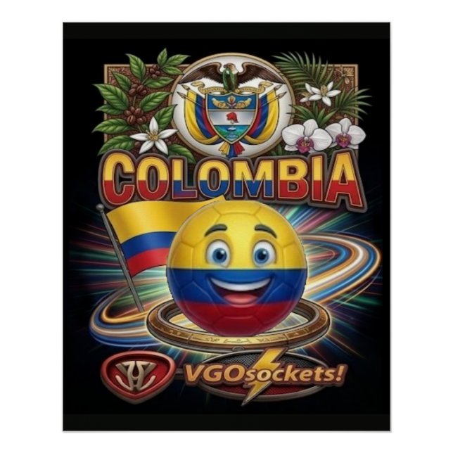 Póster Colômbia-GBall (Frente)