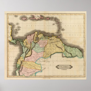 Póster Colômbia, Guiana