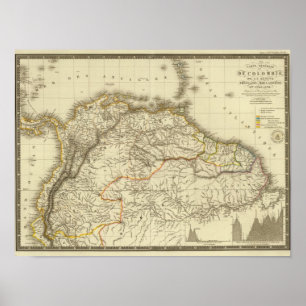 Póster Colômbia, Guiana Francesa