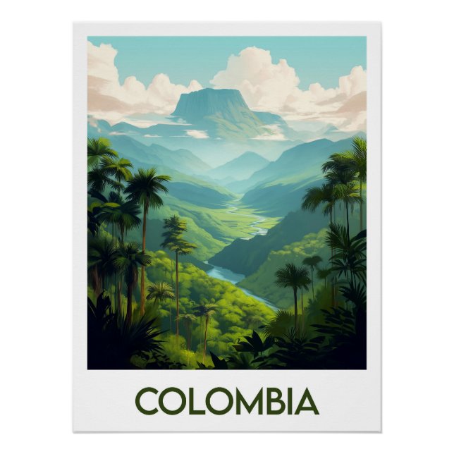 Póster Colombia Poster (Frente)