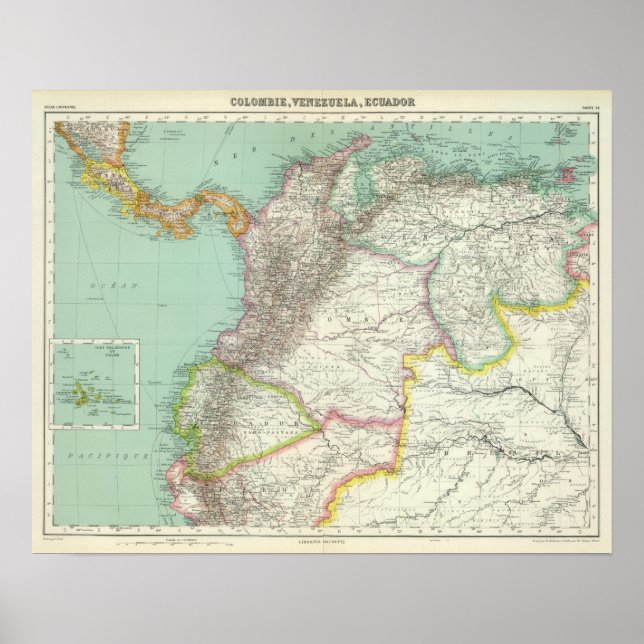 Poster Colômbia, Venezuela 2 (Frente)
