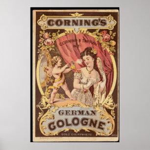 Poster Colônia Alemã Vintage