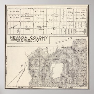 Póster Colônia de Nevada