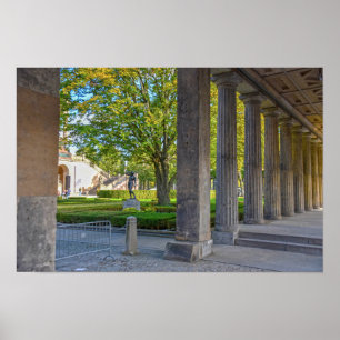 Poster Colonnade Courtyard, ilha do Museu, Berlim