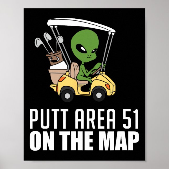 Poster Coloque a Área Cinquenta e Um 51 No Mapa Jogador d (Frente)