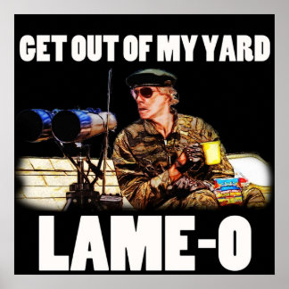 Poster Coloque os burbos no campo