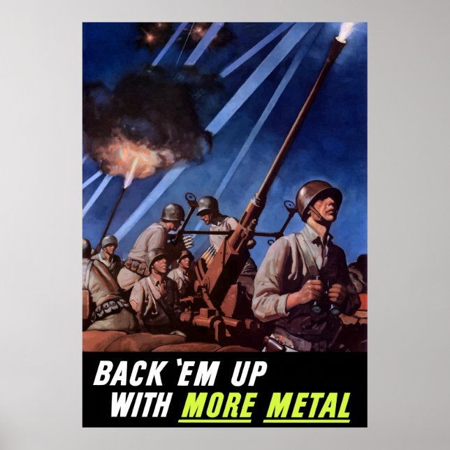 Poster Coloque-Os De Volta Com Mais Metal (Frente)