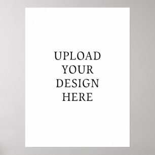 Poster Coloque seu design Faça upload do cartaz de 45 cm