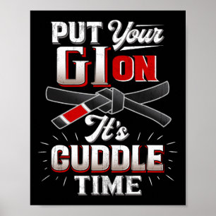 Poster Coloque Seu Gi Na Vida Das Artes Marciais Karate J