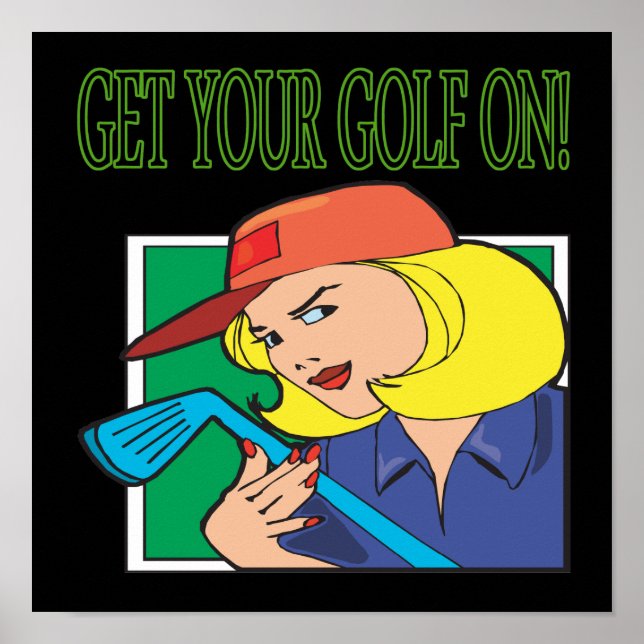 Póster Coloque seu golfe (Frente)