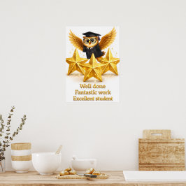 Poster Coloque todos os trabalhos bem feitos, fantásticos