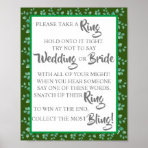 Coloque um toque no sinal de jogo do Chá de panela