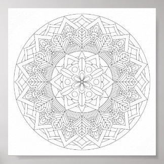 Poster Color-Your-own Mandala 060517_3