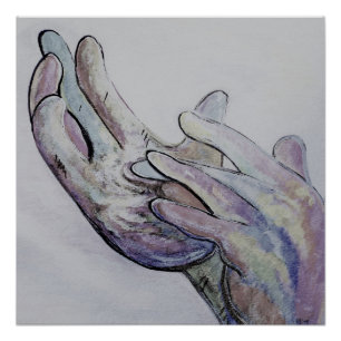 Póster Coloração ASL Jesus Denim