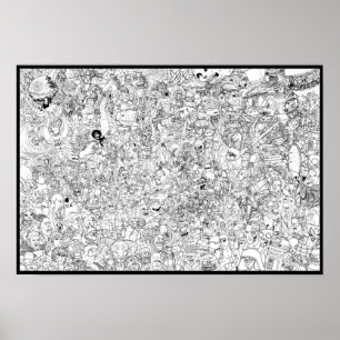 Poster Coloração SciFi vs Fantasy