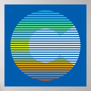 Póster coloração seca