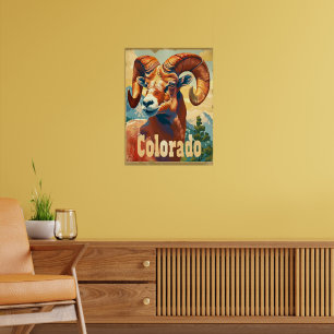 Poster Colorado Bighorn