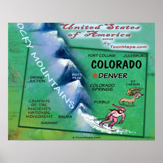 Poster Colorado EUA (Frente)
