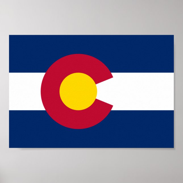 Póster Colorado Flag (Frente)
