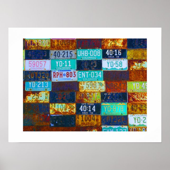 Póster Colorado-Impressão (Frente)