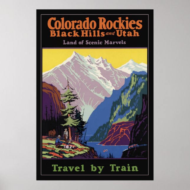 Poster Colorado Rockies (Frente)