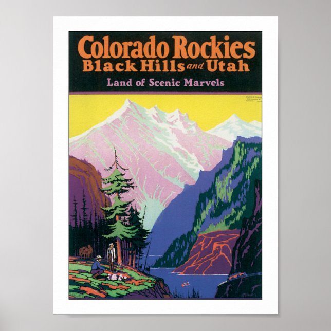 Póster Colorado Rockies (Frente)