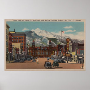 Póster Colorado Springs, CO