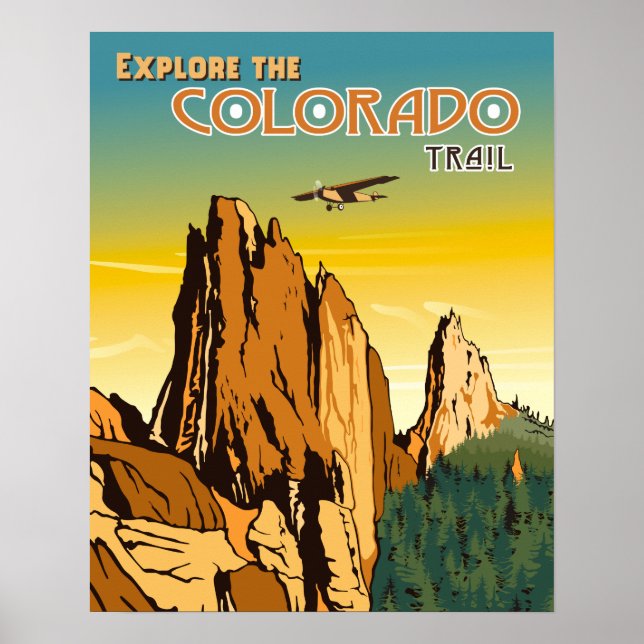 Póster Colorado Trail (Frente)