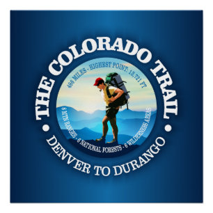 Póster Colorado Trail (C)