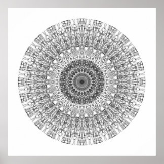 Poster Colore-Me Em Mandala 1