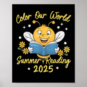 Poster Colore nosso Programa Mundial de Leitura de Verão