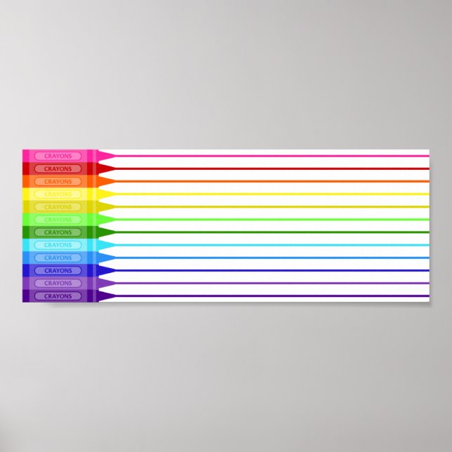 Póster Colores Meu Mundo - Arco-Íris (Frente)