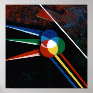 Poster Colores primários/núcleos primários primários/core