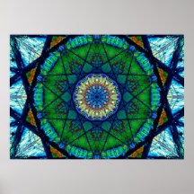 Colorful Kaleidoscopic Mosaic | Abstract Mandala