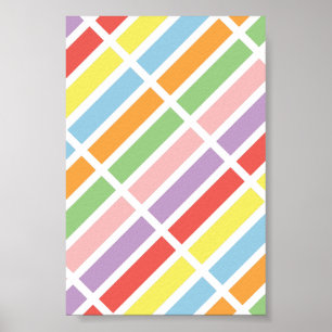 Poster Colorful Pastel Hues