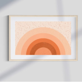 Poster Colorida Colorida do Groovy Psíquico Retroa