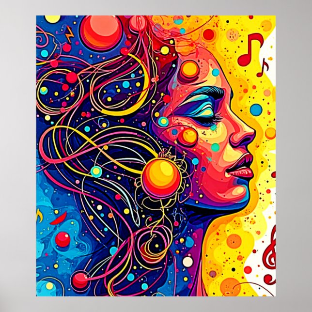 Poster Colorida Música Soul (Frente)