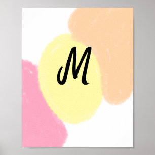 Poster Colorido minimal adicione o nome da imagem do seu