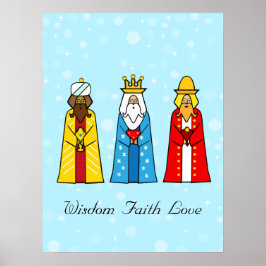 Poster Coloridos Três Reis
