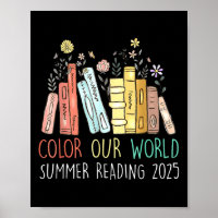 Colorir o nosso Verão mundial Lendo 2025 - livro b