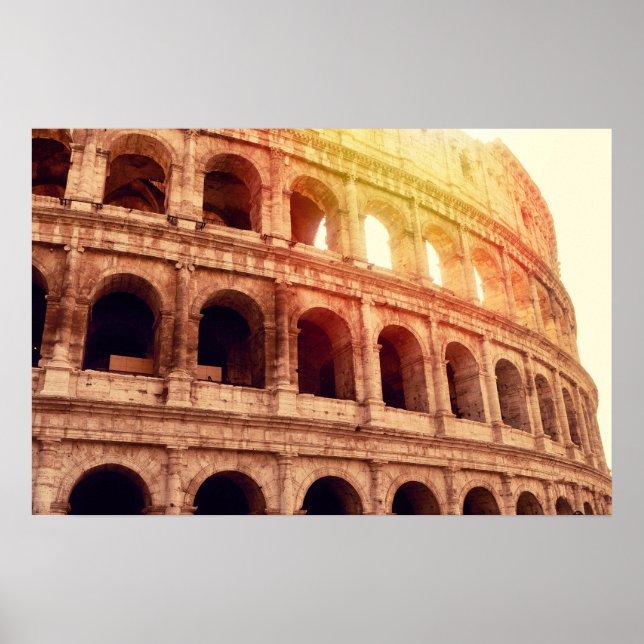 Poster Coloseu em Roma (Frente)
