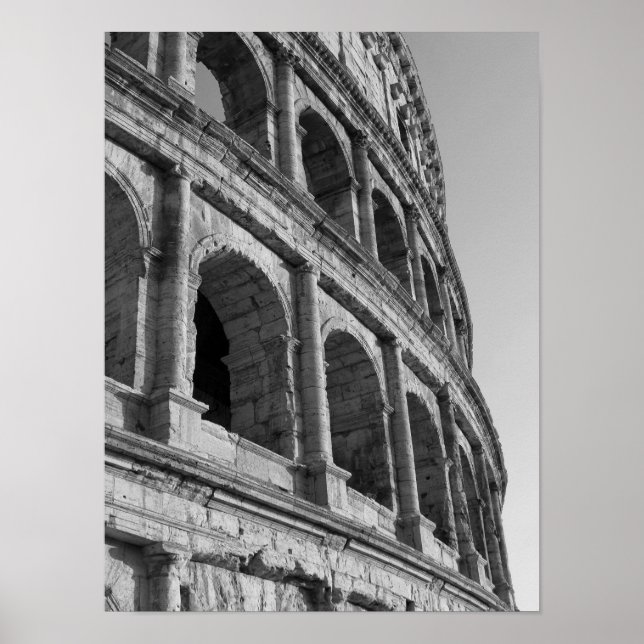Póster Colósio em Roma. Anfiteatro romano monumental (Frente)