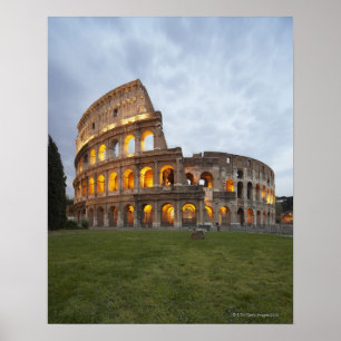 Póster Colosseum em Roma, Italia