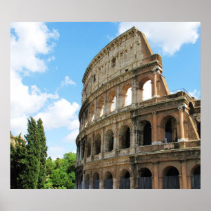 Poster Colosseum em Roma, Italia